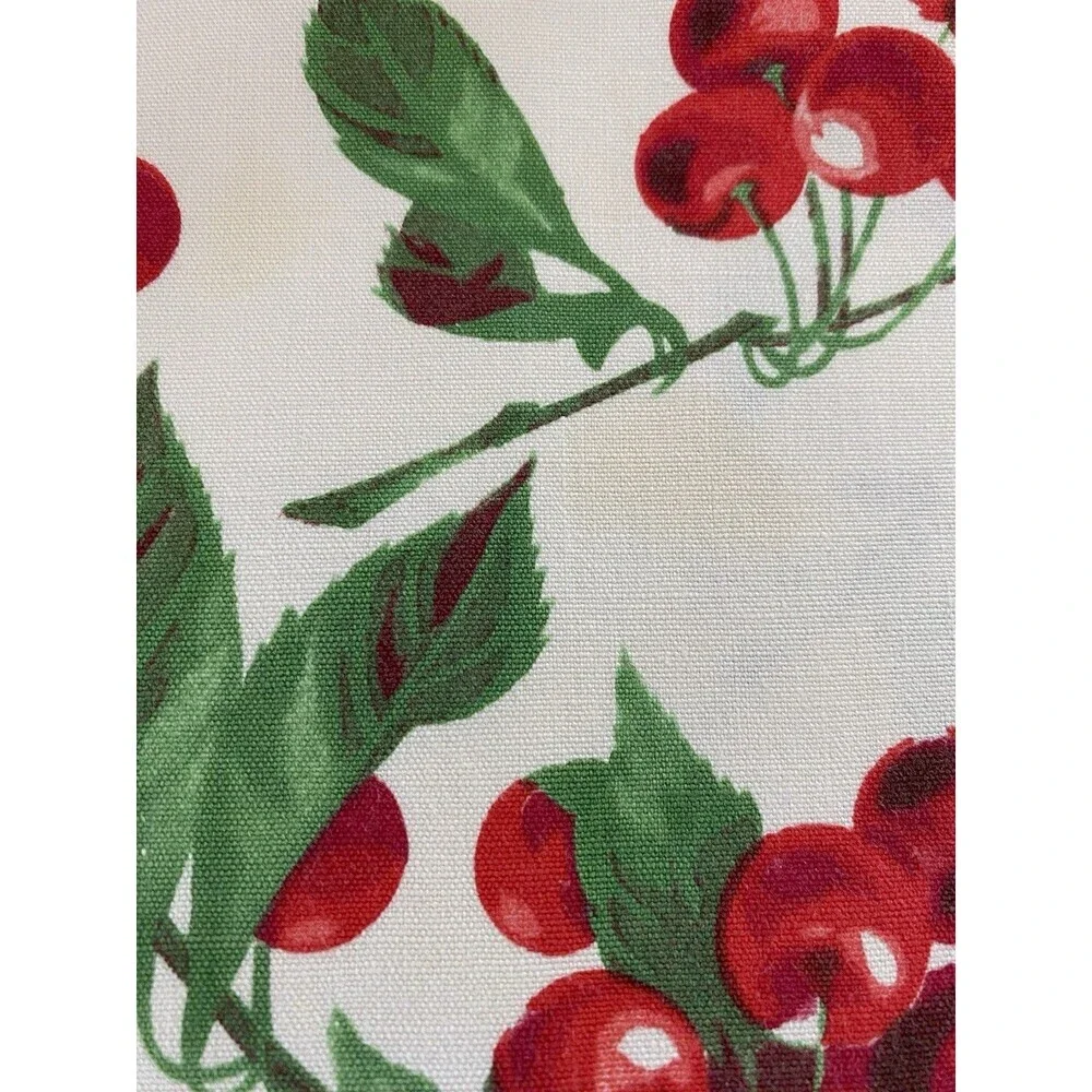 40s 50s Wilendur Cherries Napkins Set of 5 Farmhouse Country Chic
